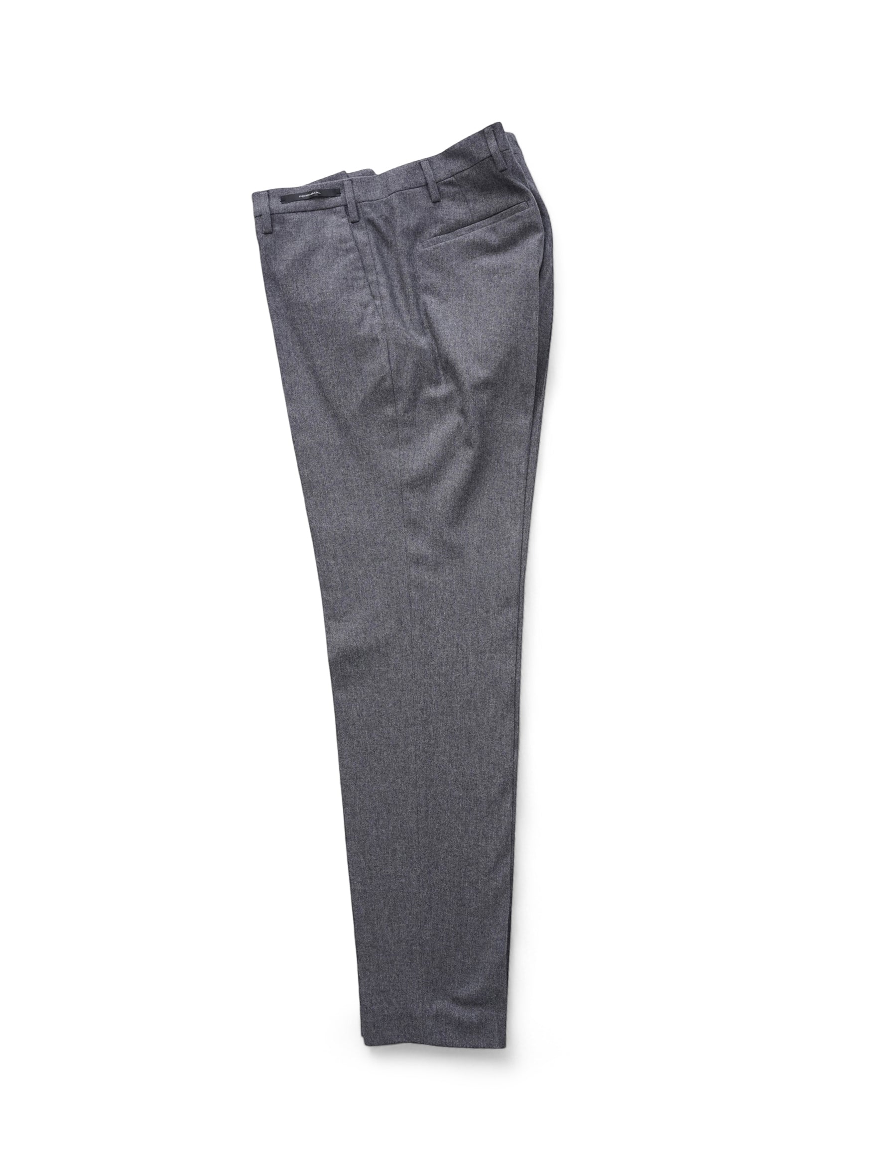 Graue Flanell-Chino